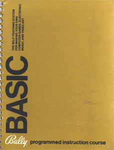 Bally BASIC Manual